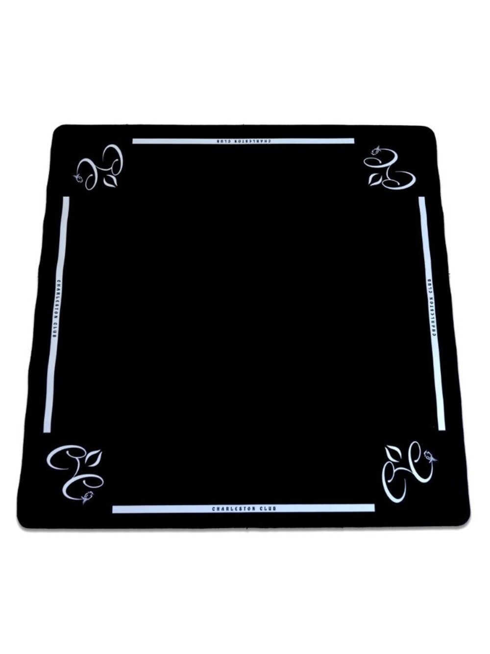 Mah Jongg Mat 32x32 Neoprene Table Mat - Black